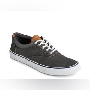 S53. NWT Sperry Striper II CVO Sneaker Black Size 13 Mens